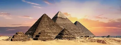 Pyramids of Giza in Egypt