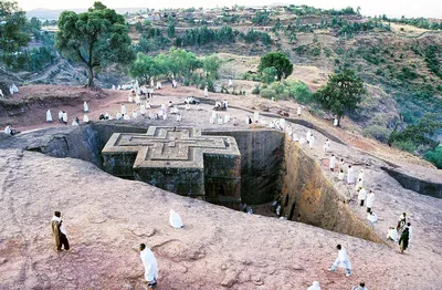 Lalibela rock-hewn churches and Simien Mountains, Ethiopia