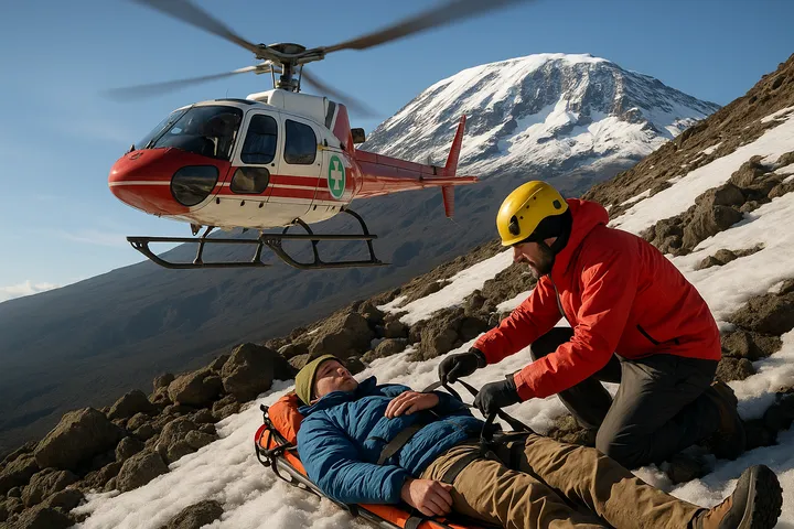 Helicopter Medevac Services Kilimanjaro Climbers