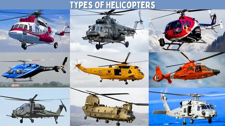 What types of helicopters are there?