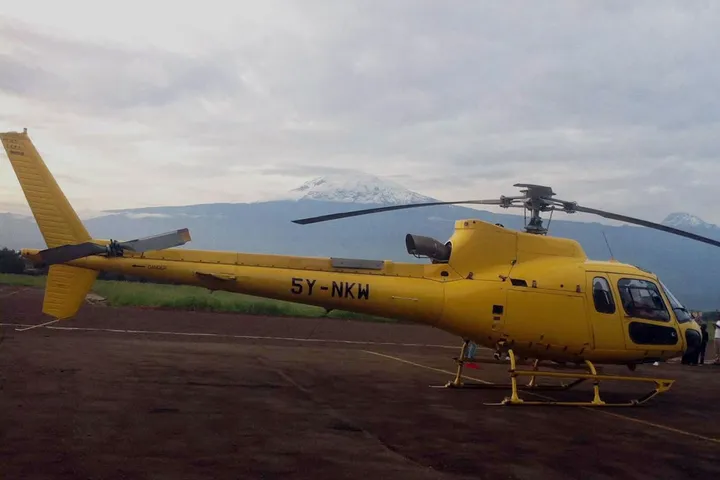 Kilimanjaro Helicopter Pickup