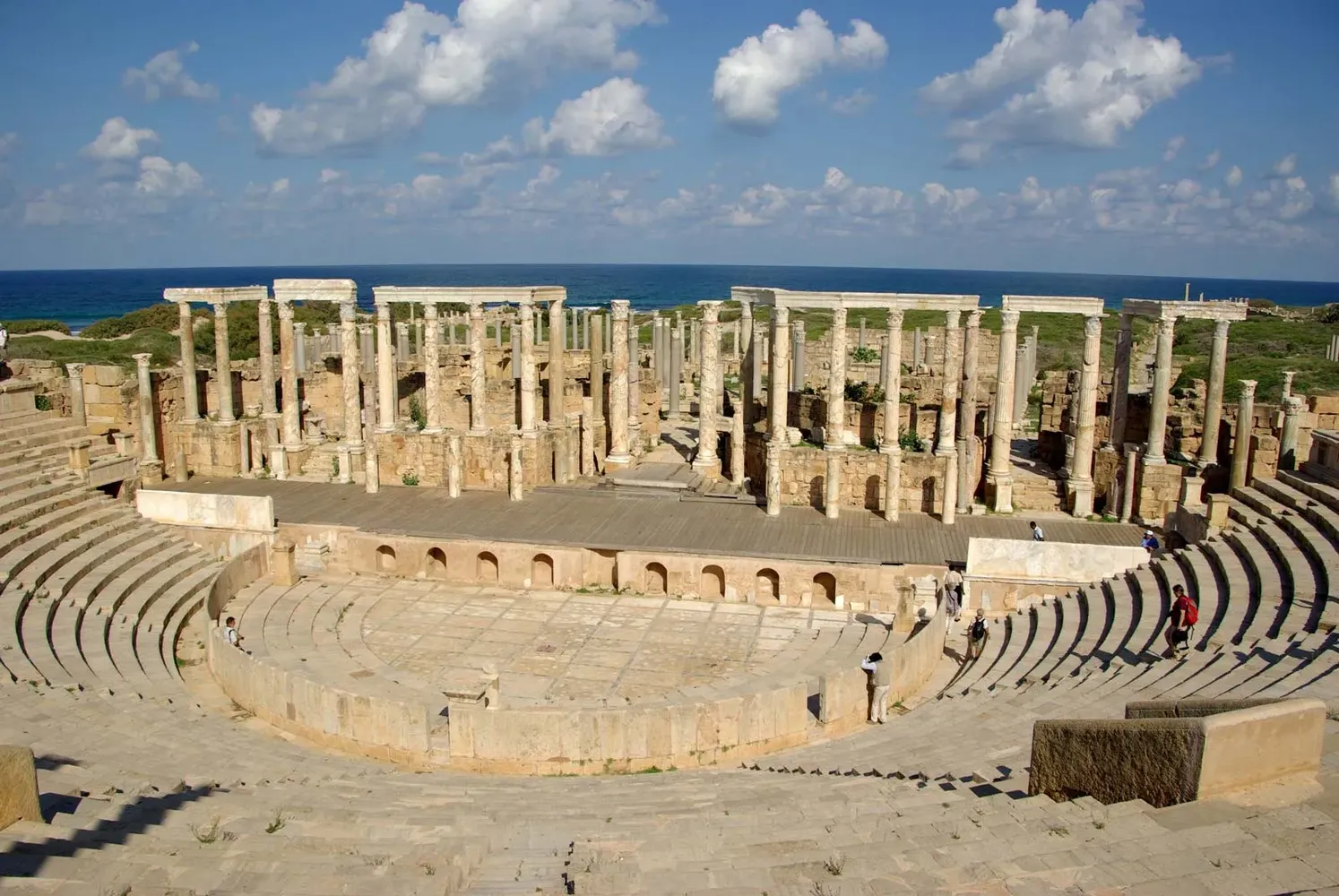 Leptis Magna Roman ruins Libya