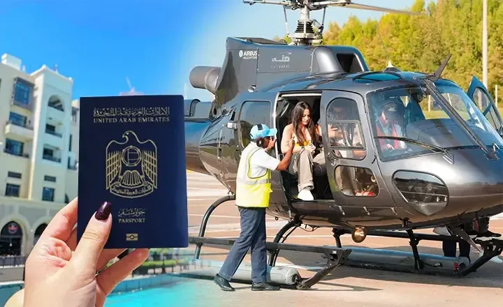 What documents are required for helicopter passengers?