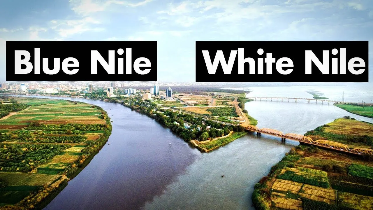 Nile Confluence in Khartoum Sudan