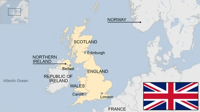 Detailed Map of United Kingdom Regions