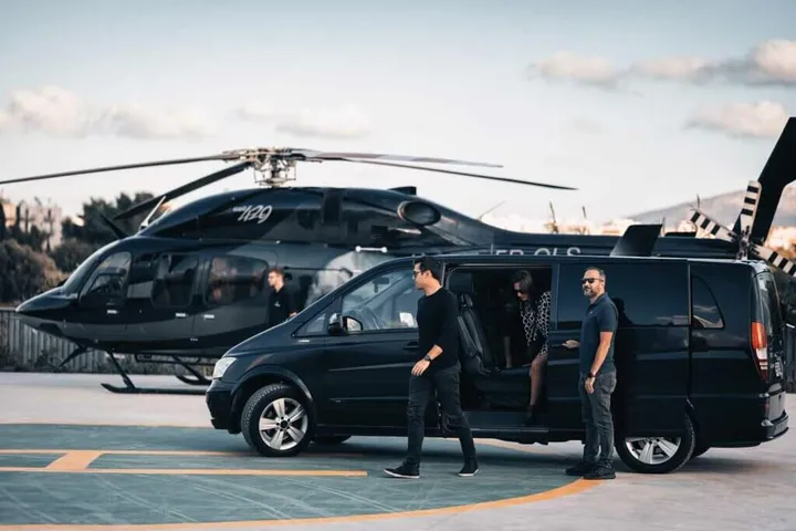 Is VIP or executive helicopter transport available?