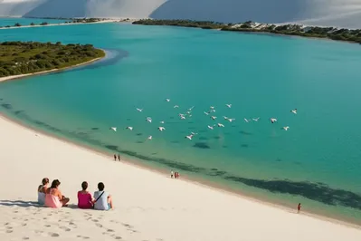 Dakhla Lagoon in Western Sahara